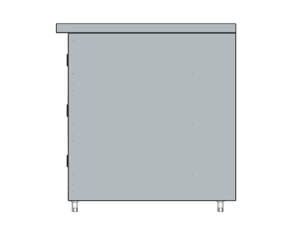 Meja Kerja Stainless Steel Cabinet Swing Door Workbench TabSteel WBC-Z3 - Image 5