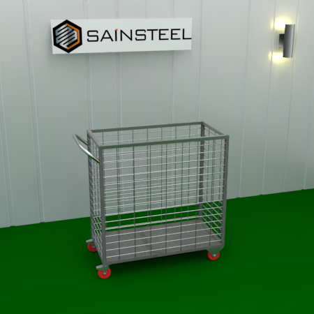 Troli Linen Stainless Steel CartSteel TLN-Z1