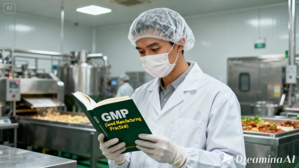 Standar GMP (Good Manufacturing Practice) di dalam indsutri makanan