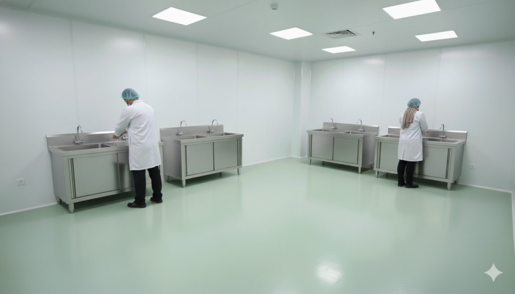 Jual Sink Table Stainless Steel - Pusat Clean Room