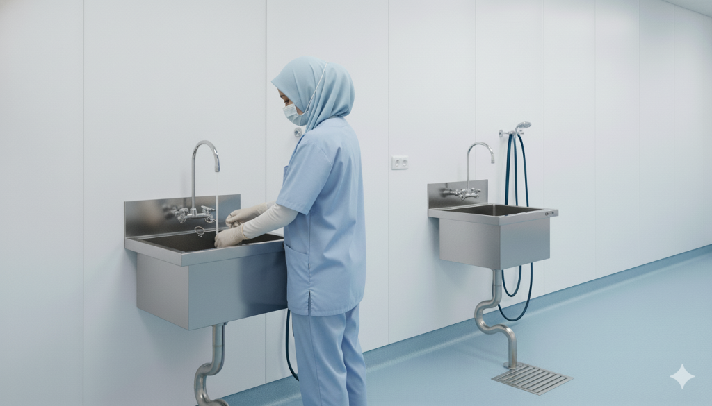 Jual Spoel Hoek Stainless Steel - Pusat Clean Room