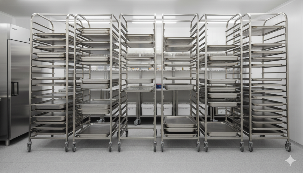 Jual trolley bakery stainless steel - pusat clean room